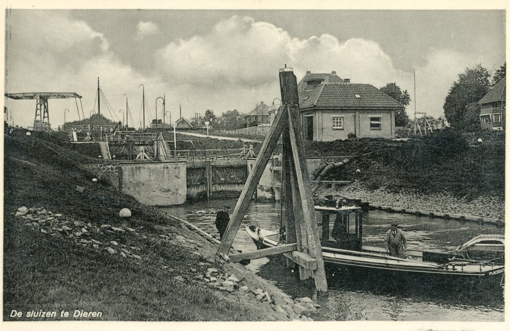 Bij de oude sluis - 1934
