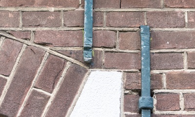 Detail voorgevel woning