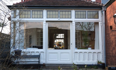 Deel achtergevel villa