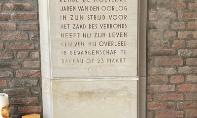 Herdenkingsteen Ds. Plantagie Dieren