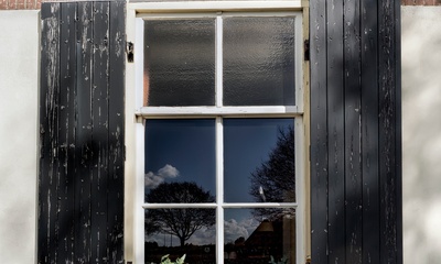 Detail voorgevel woonhuis
