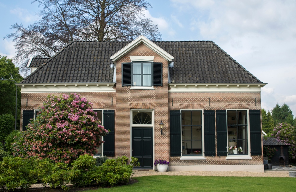 Voorgevel dubbele boerderij - 2016