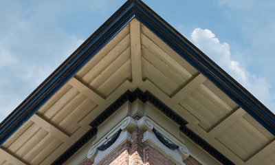 Detail dakgoot