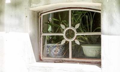 Detail zijgevel boerderij