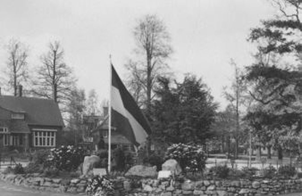Herdenkingsmonument villapark 1950