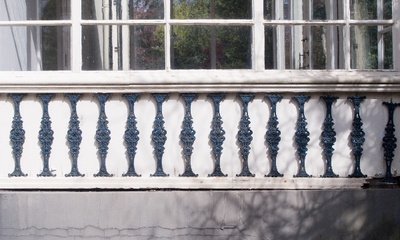Detail voorgevel villa