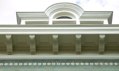 Detail zijgevel links