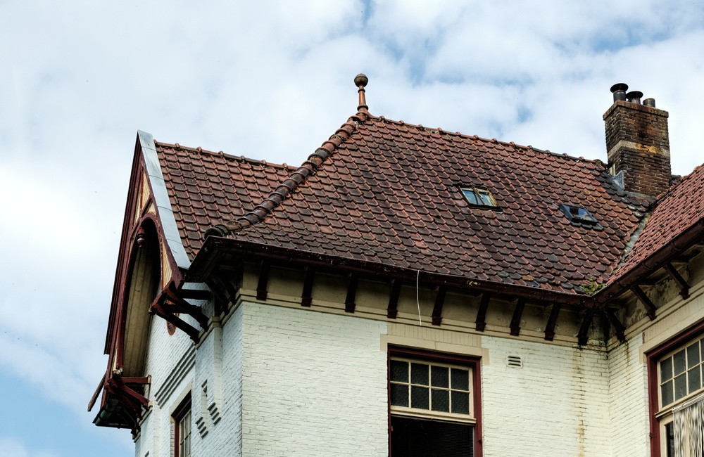 Detail dak en windveren woonhuis Arnhemsestraatweg 18 - 2016