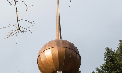 Detail topgevel Kerk