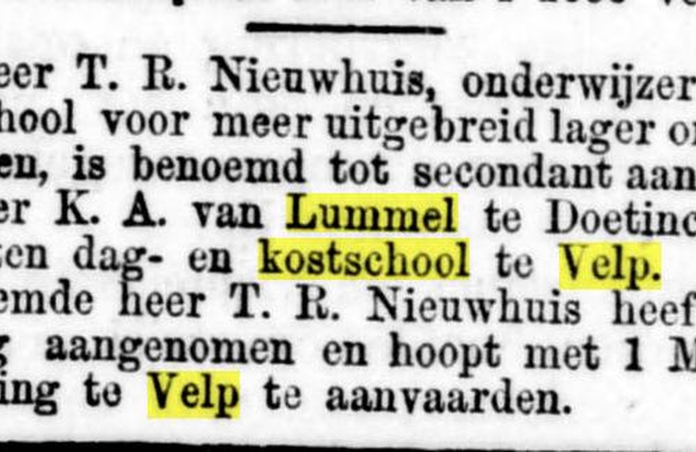 Westerwolde - 1882