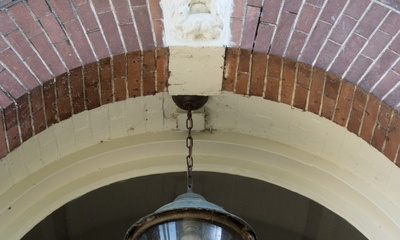 Detail ingang villa