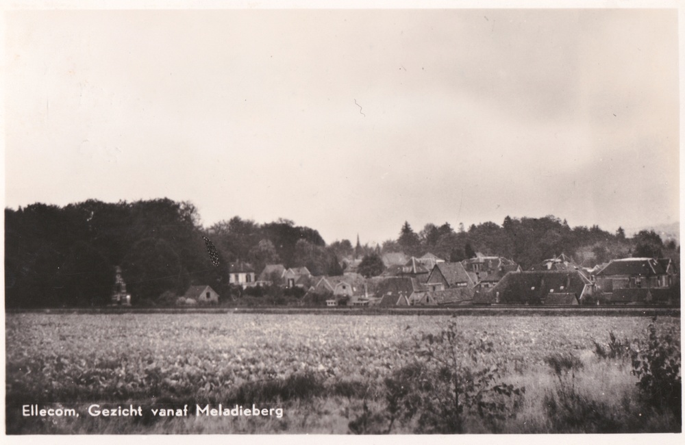 Panorama Ellecom vanaf de Mylady"sberg - 1949