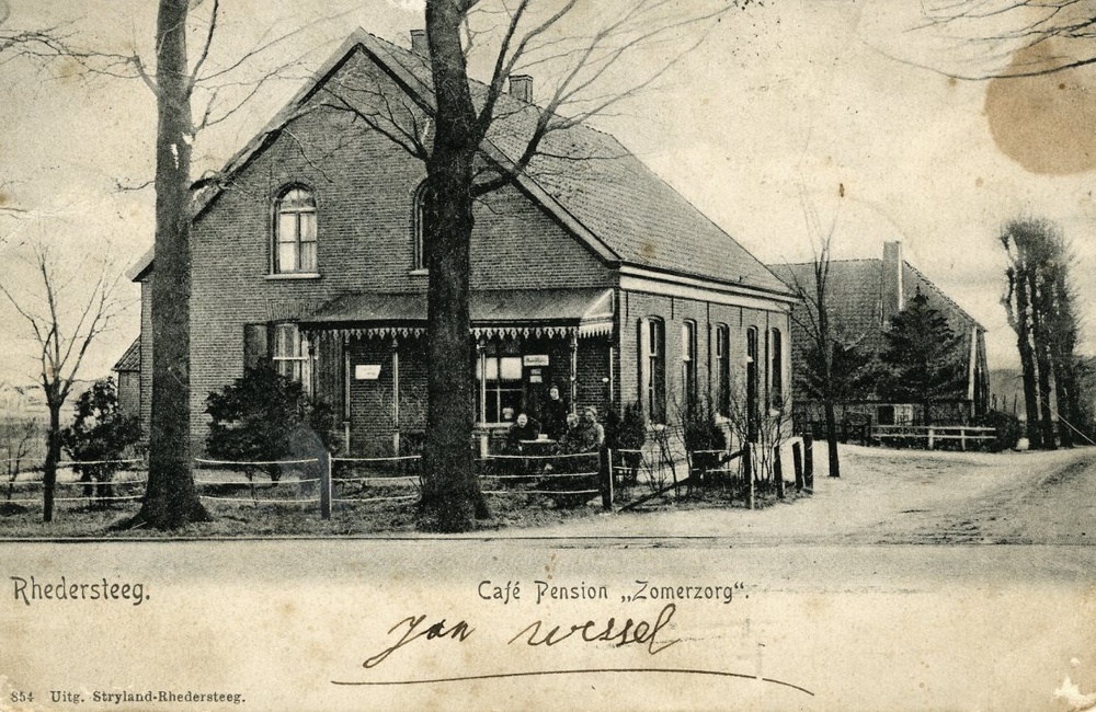 Café Pension Zomerzorg, later Pannenkoekenhuis Strijland - 1904