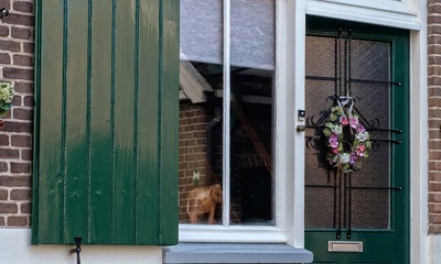 Deel rechtergevel woning