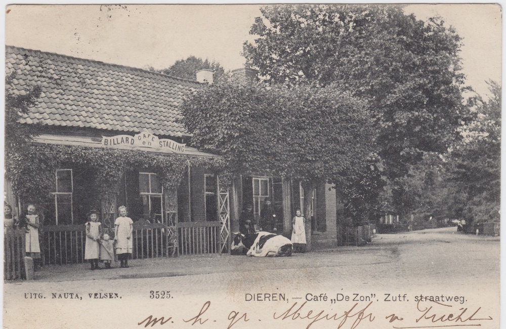 Café De Zon, Billard en Stalling - 1905
