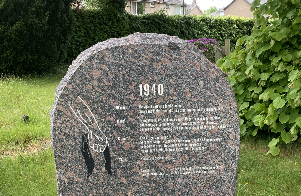 Gedenksteen Serg. Meijer