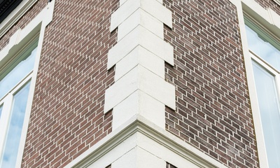 Detail gevels villa