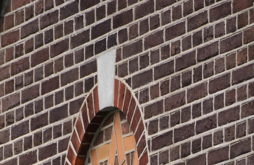 Detail muur Davidsster Synagoge - 2016