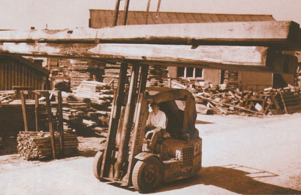 Hupkes, opslagterrein Spankerenseweg 1950-1960