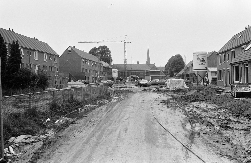 Woningbouw in Schoolstraat - 1983