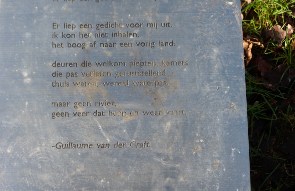 Er liep een gedicht voor mij uit ...
