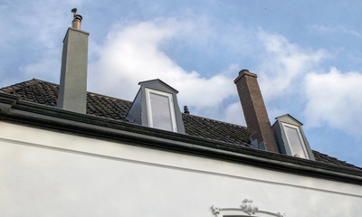 Deel zijgevel villa