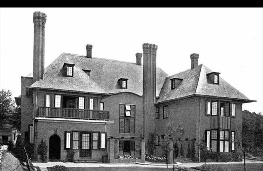 Achterkant ARVA huis ca 1920