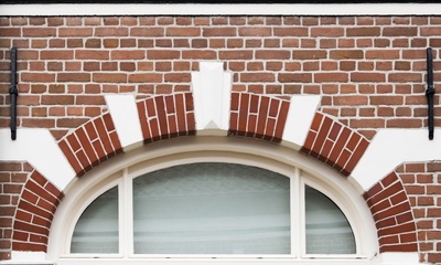 Detail gevel woonhuis