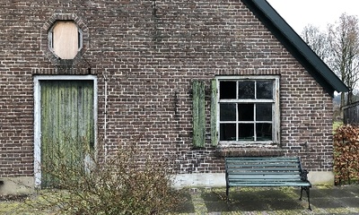 Deel achtergevel schuur