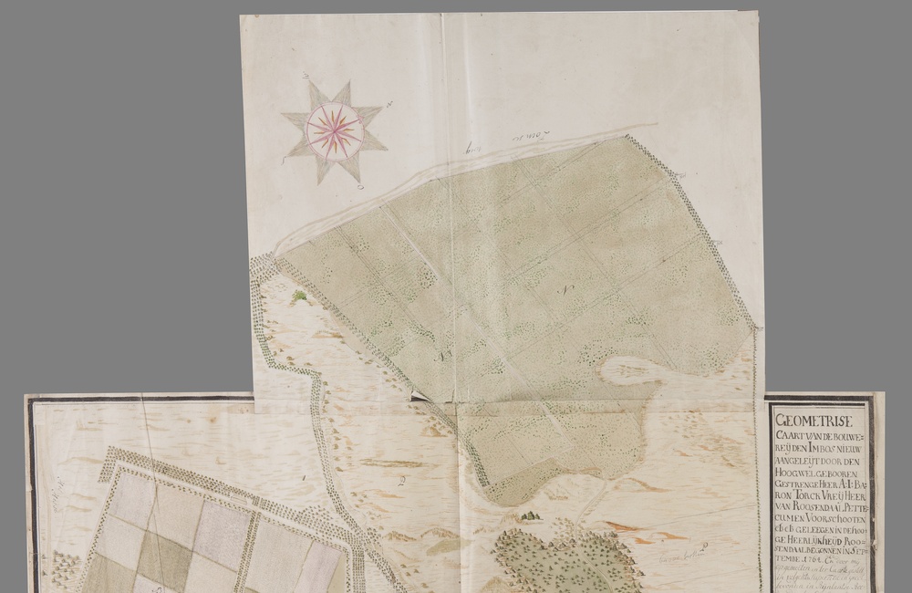 Kaart B.Elshof Aanleg Imbosch