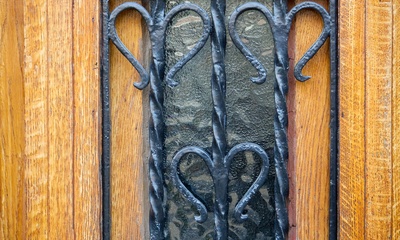 Detail toegangsdeur