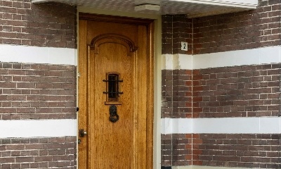 Deel voorgevel villa