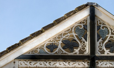 Detail voorgevel woonhuis