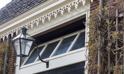 Detail voorgevel huis