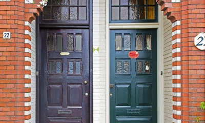 Detail voorgevel pand