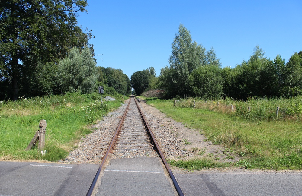 Plek waar het vroegere station Laag Soeren lag