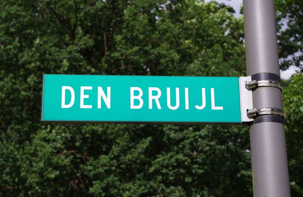 Straatnaambord Den Bruijl