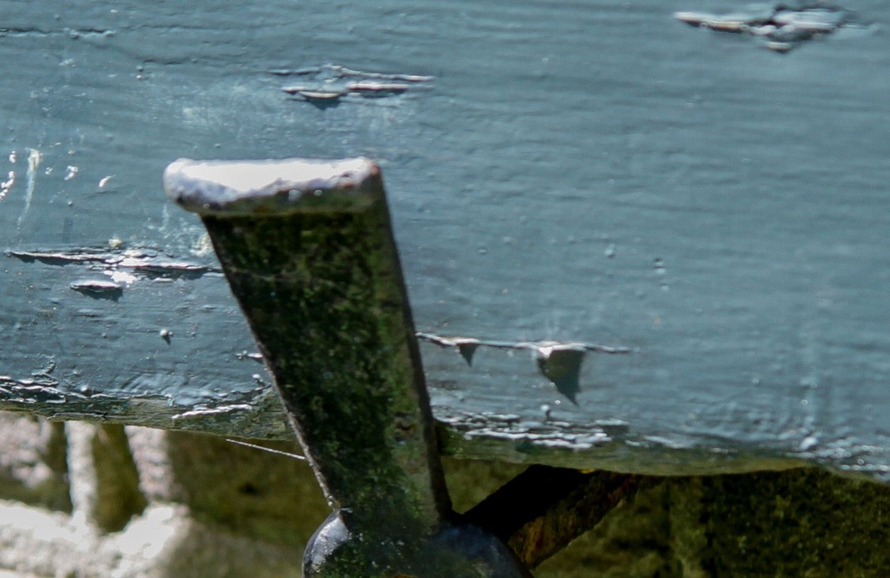 Detail luik met luikhouder Boerderij Groenestraat 10 - 2016