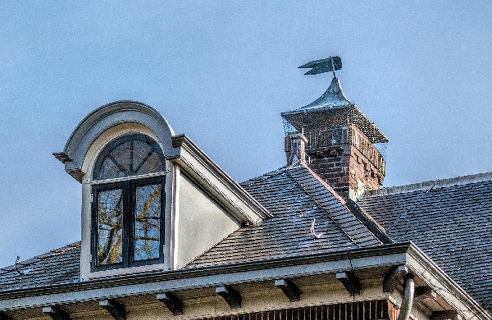 Dak met windvaan Villa Sonneheerdt - 2016