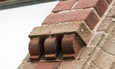 Detail architraaflijst