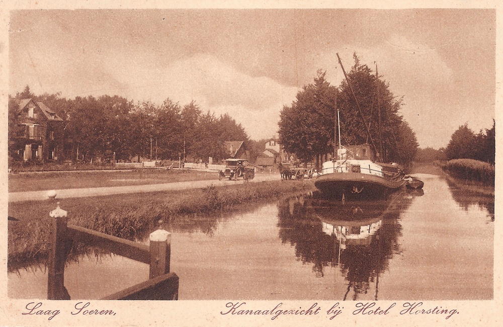 Hotel De Horsting aan Het Kanaal - 1938