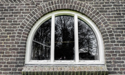 Detail zijgevel garage