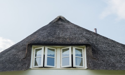 Deel voorgevel boerderij