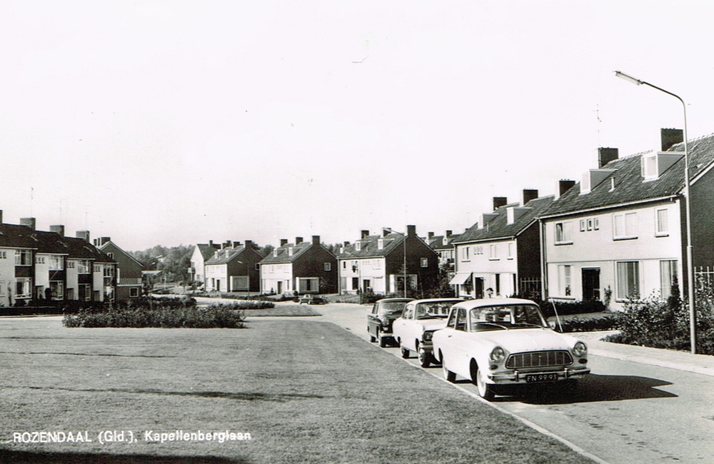Kapellenberglaan pas gebouwd ca 1960
