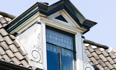 Deel voorgevel villa