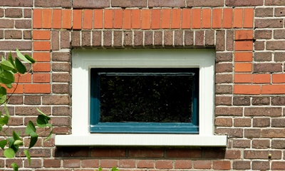 Detail gevel woonhuis