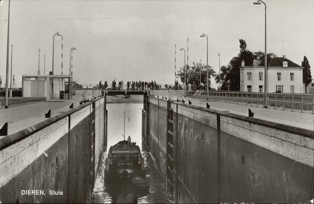 Sluis in bedrijf