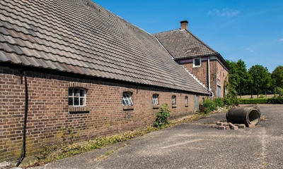 Detail stalgebouw