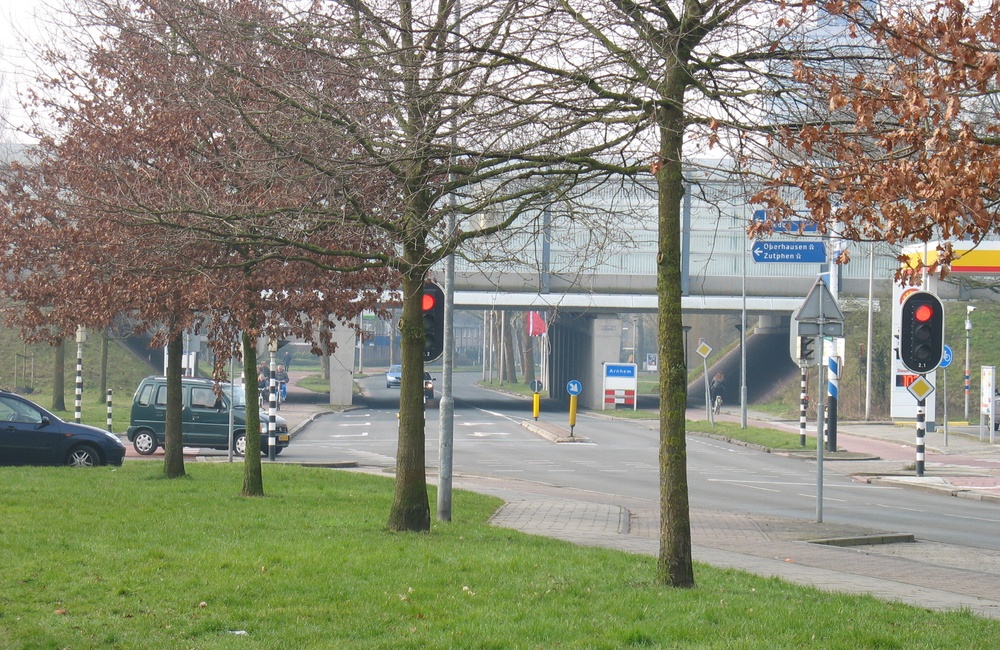 Viaduct onder de A12, richting Presikhaaf