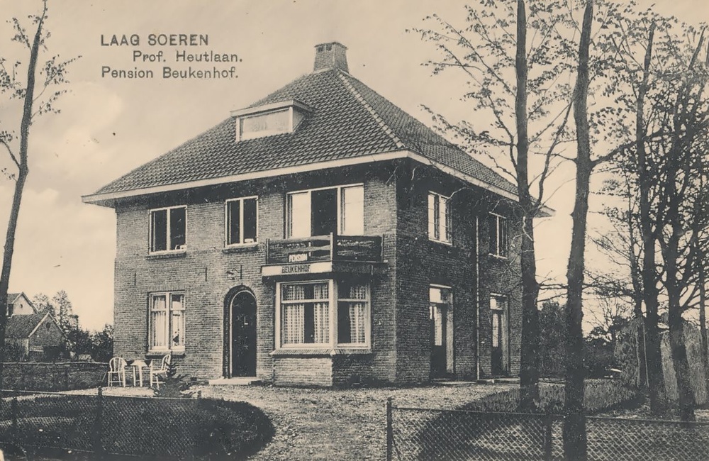 Pension Beukenhof, Professor Huetlaan 3 - plm. 1910